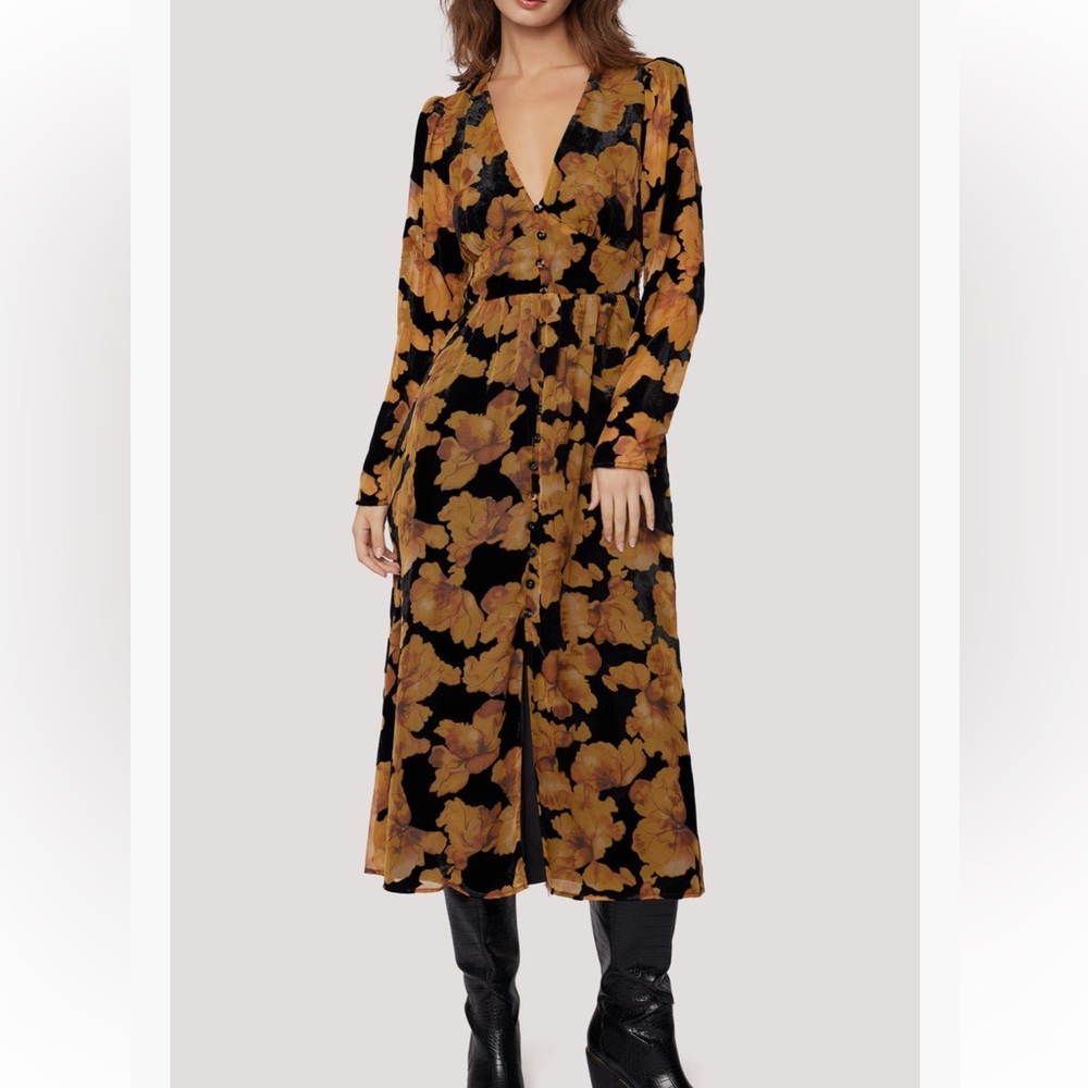 Floral Long Sleeve Dress
